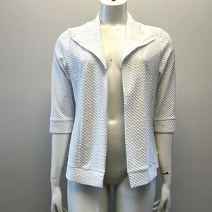 TANJAY women’s textured open front cardigan sweater top. Excellent condition.